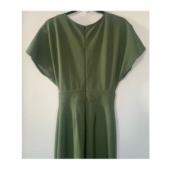 DACHAE Kimono Style Belted Green Wide-Leg Jumpsuit Size XS - Picture 4 of 7
